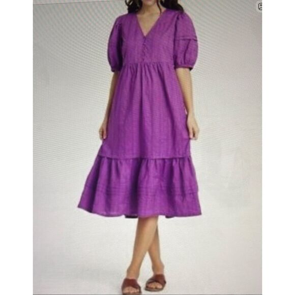 ❤️Universal Thread Tiered Midi Dress - Picture 1 of 6